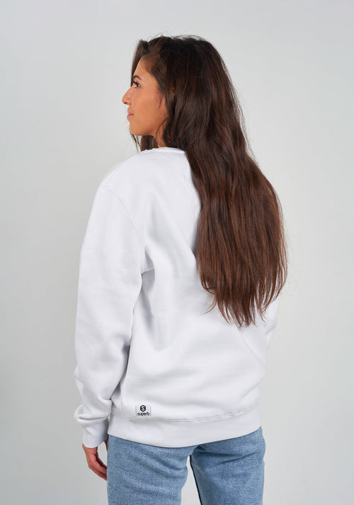 New Vintage White Sweatshirt 