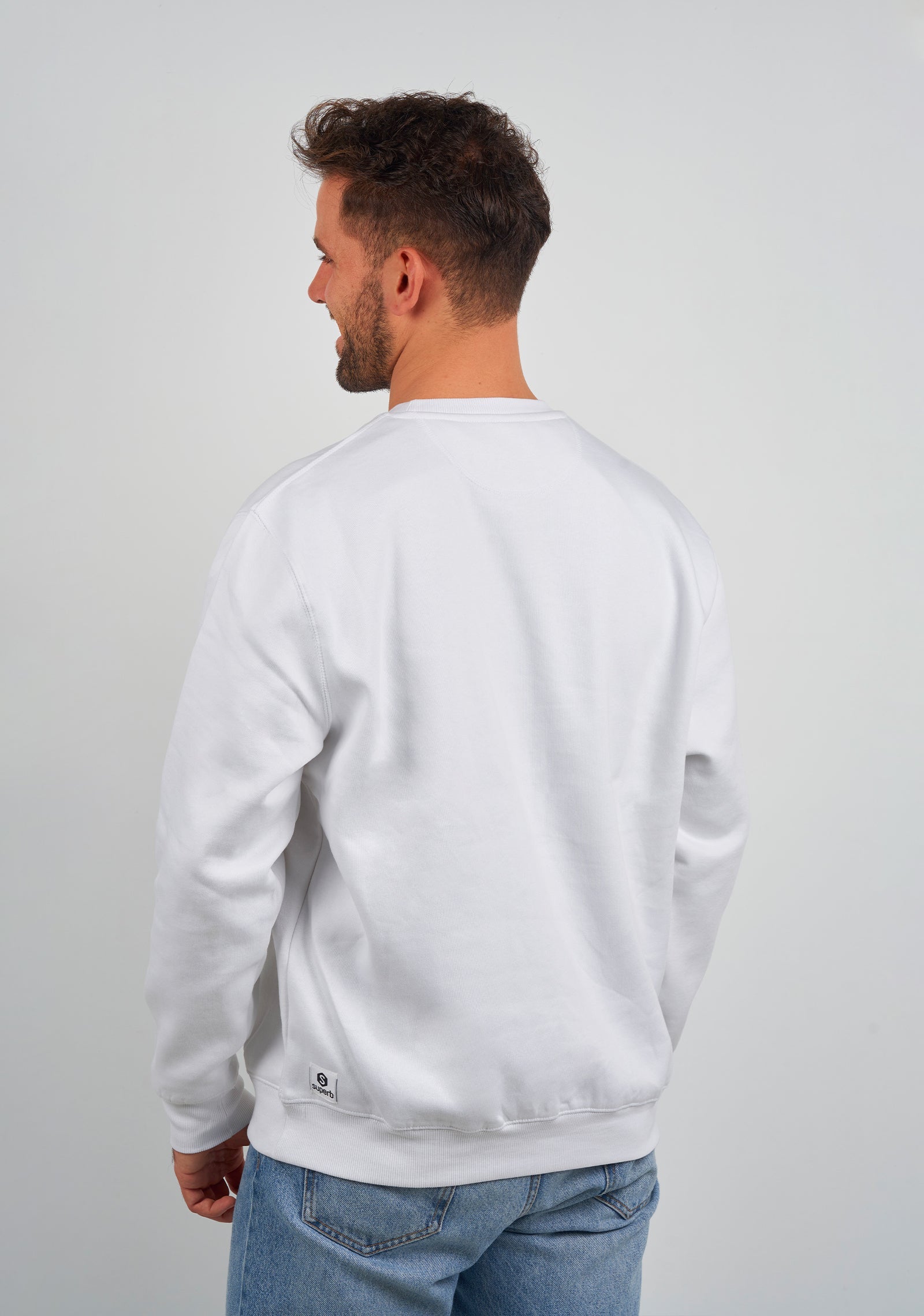 New Vintage White Sweatshirt 