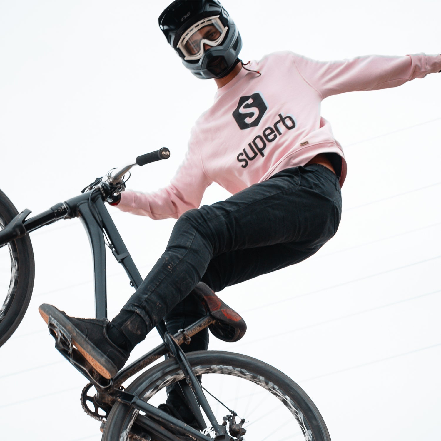 Pink Hexablack Sweatshirt 