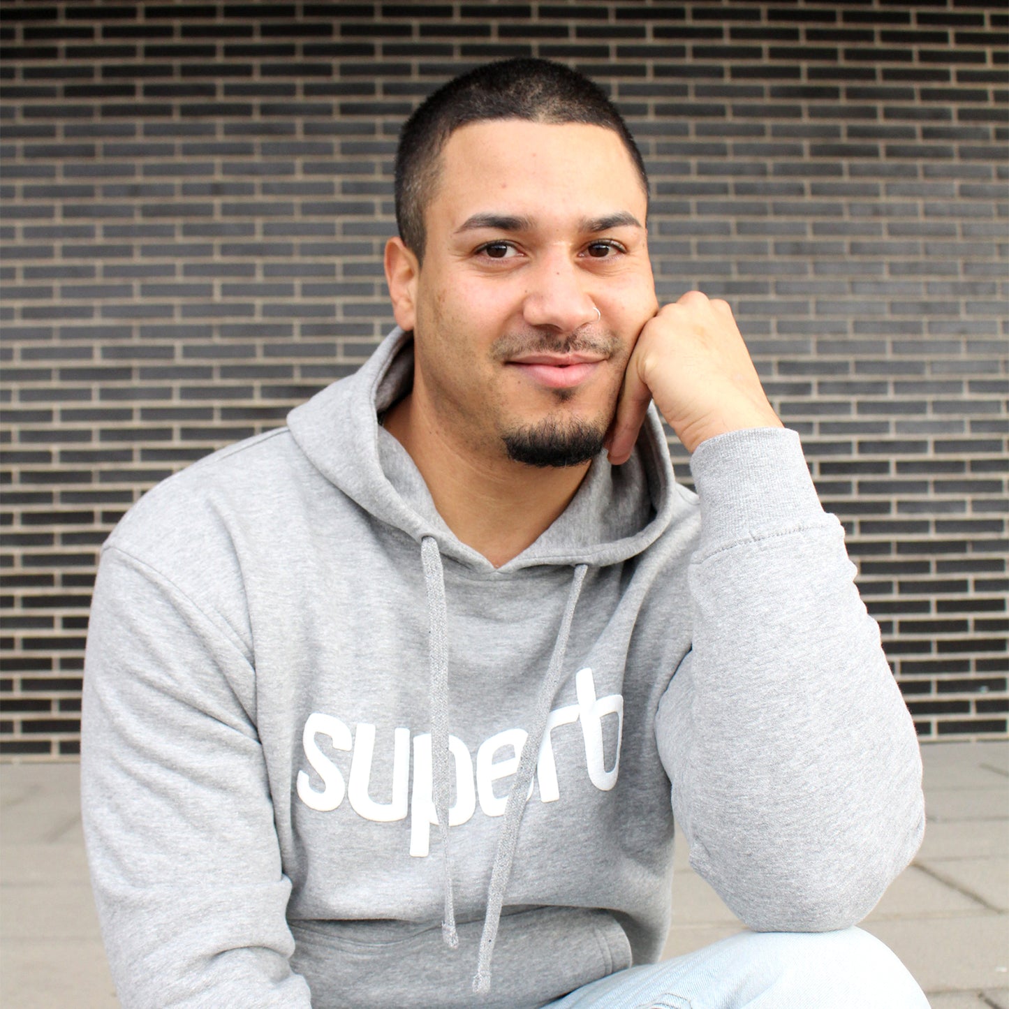 Sudadera Puffy Mode Gris