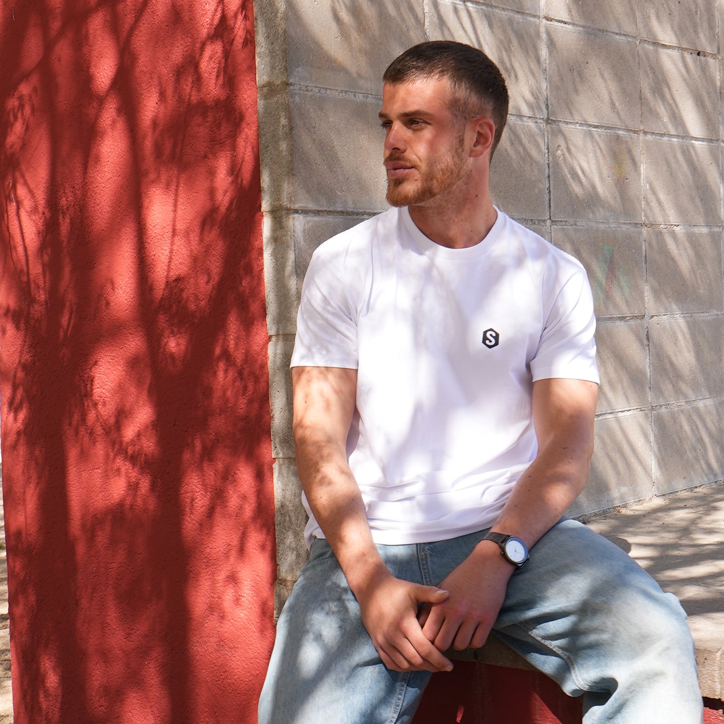 Superb Cercle T-shirt Blanca