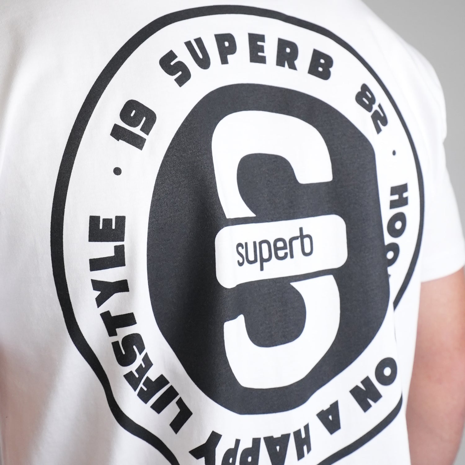 Superb Circle White T-shirt