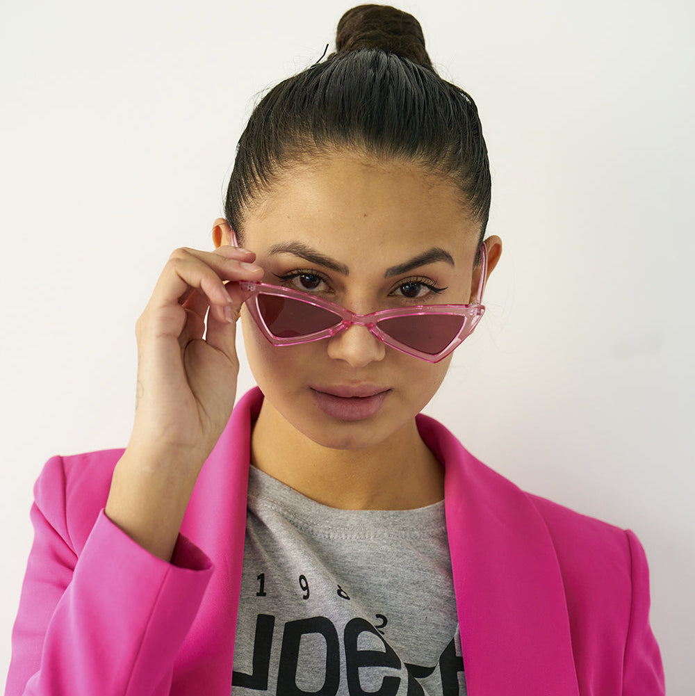 Cat eye - Pink sunglasses