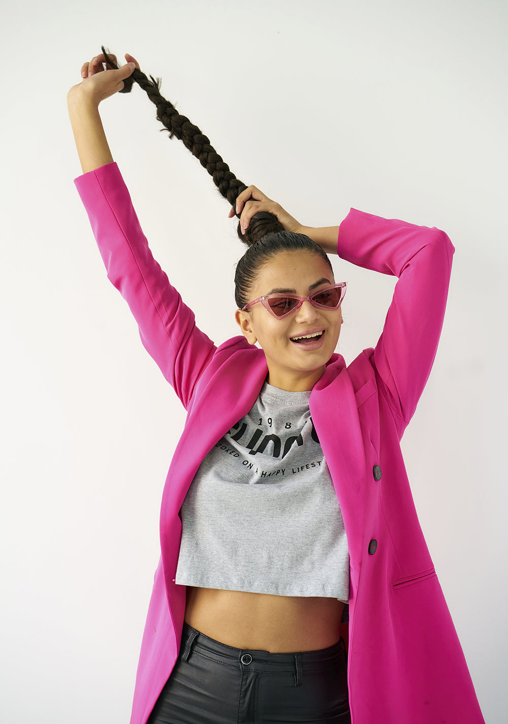 Cat eye - Pink sunglasses