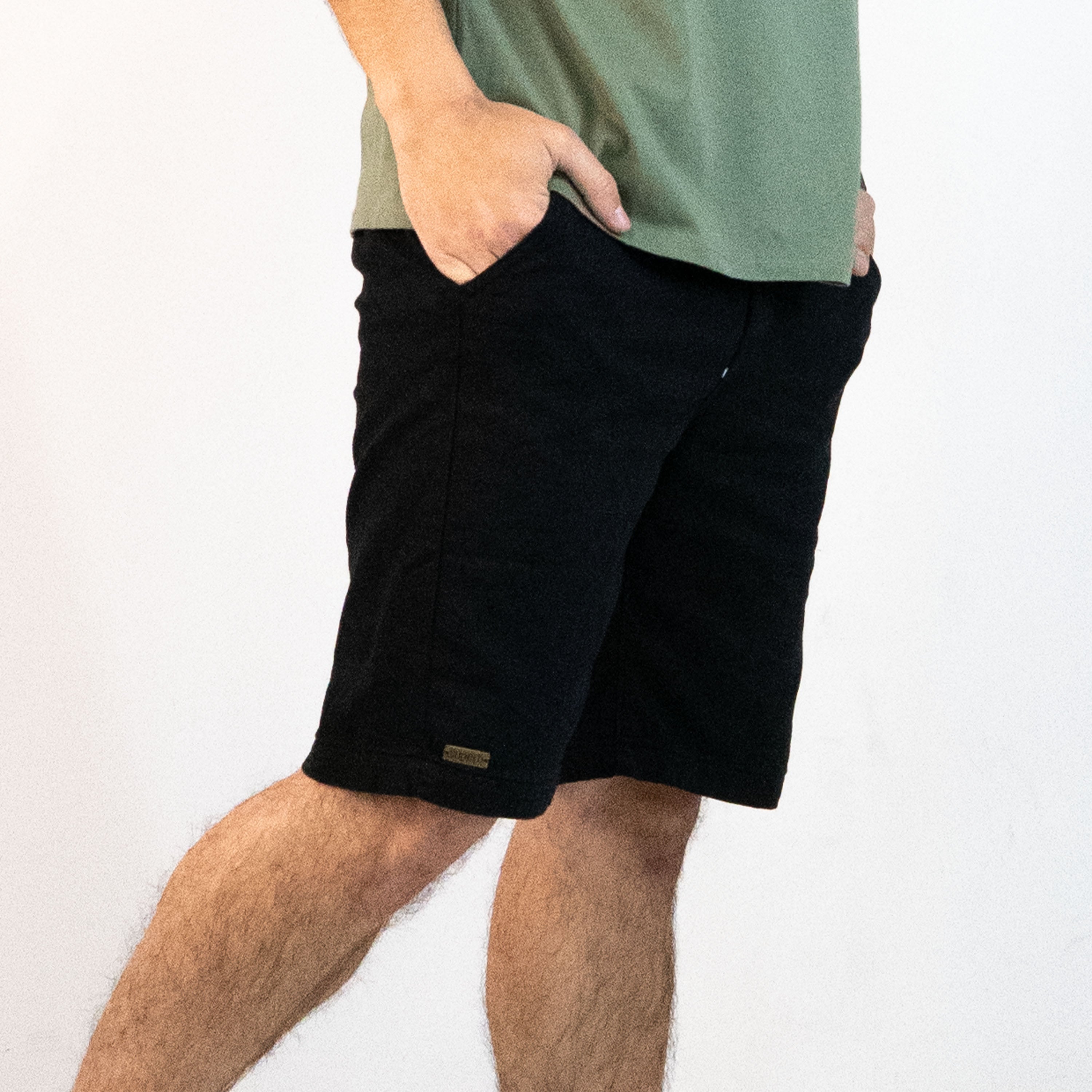 Easy Black Bermuda Shorts