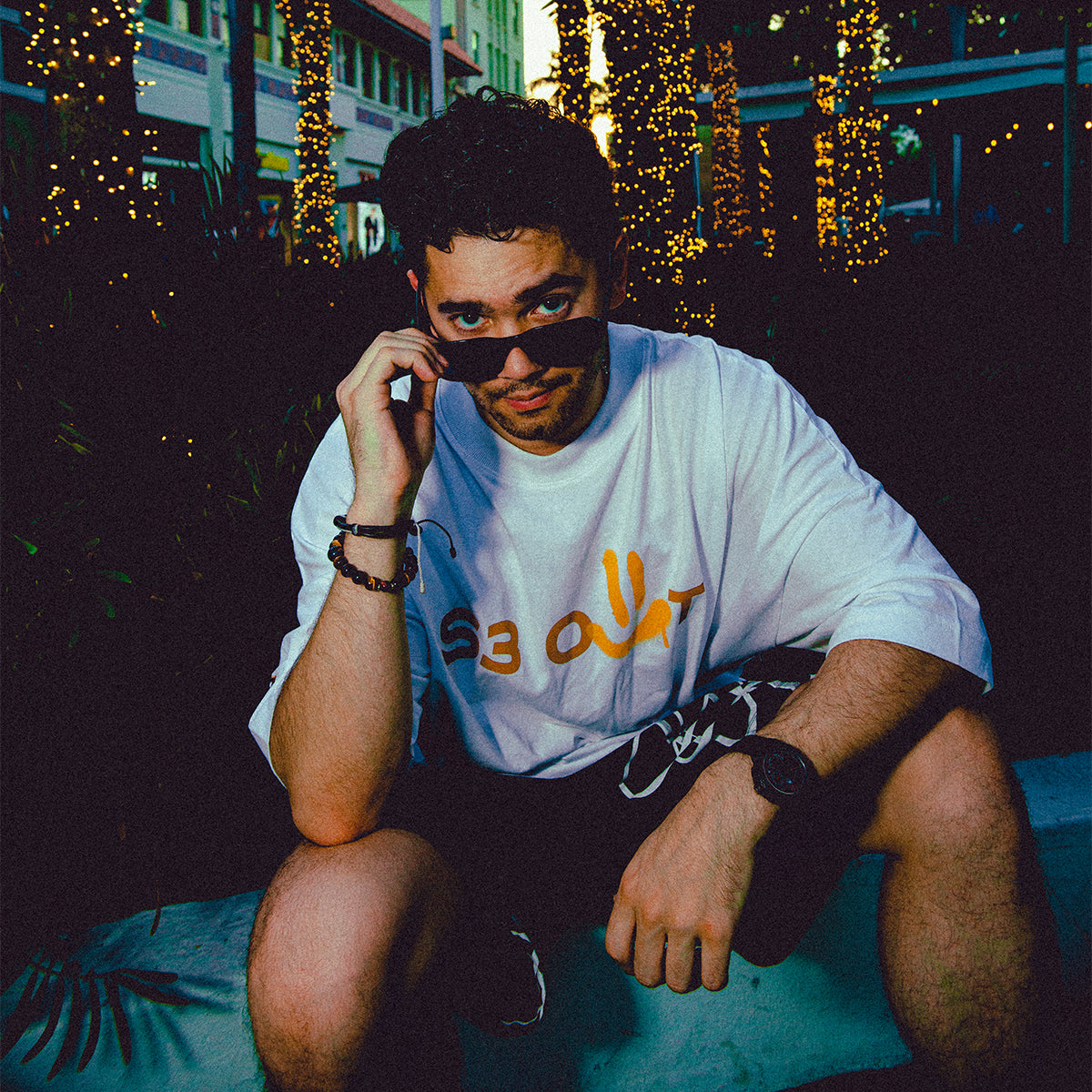 White Stress Out Oversize T-shirt