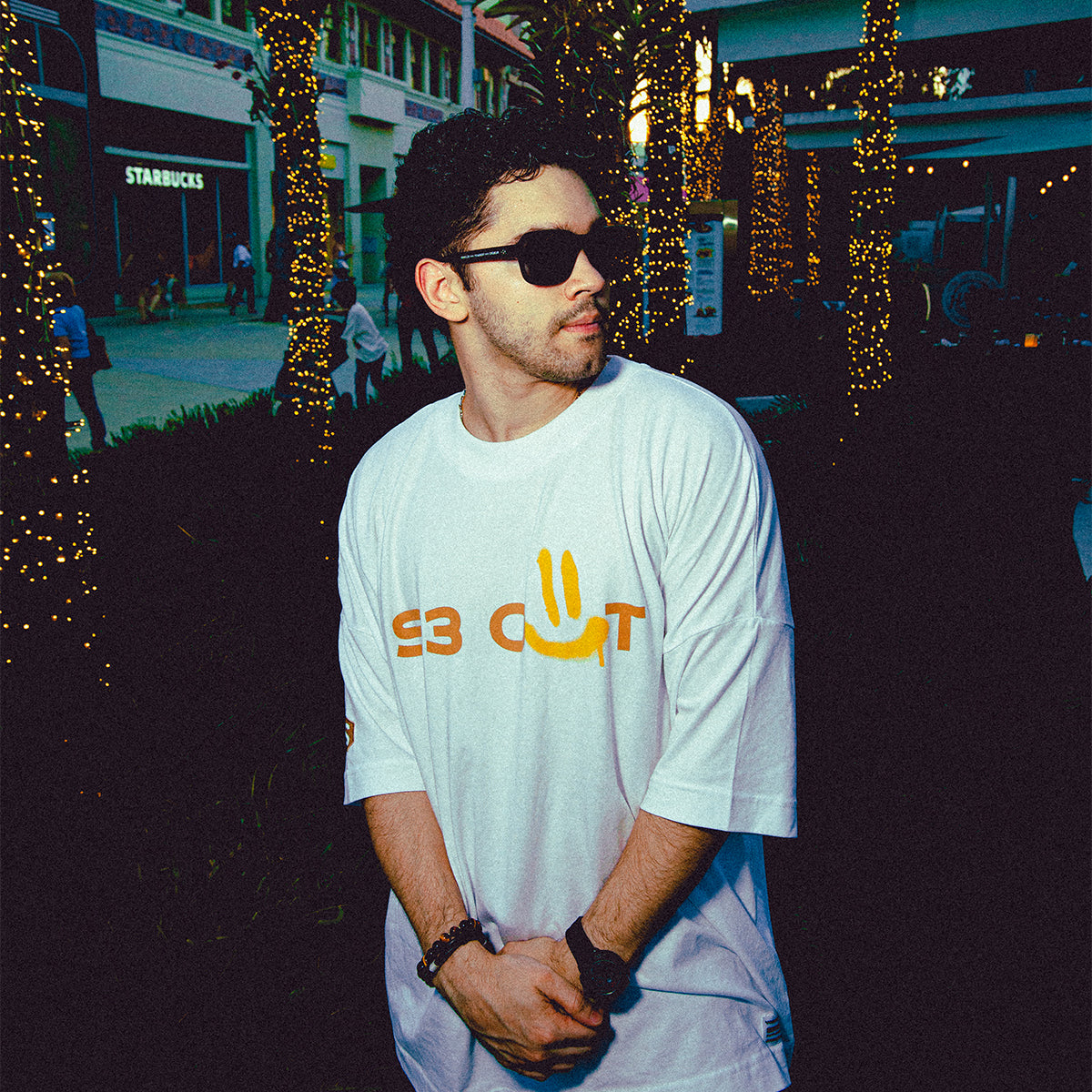 White Stress Out Oversize T-shirt