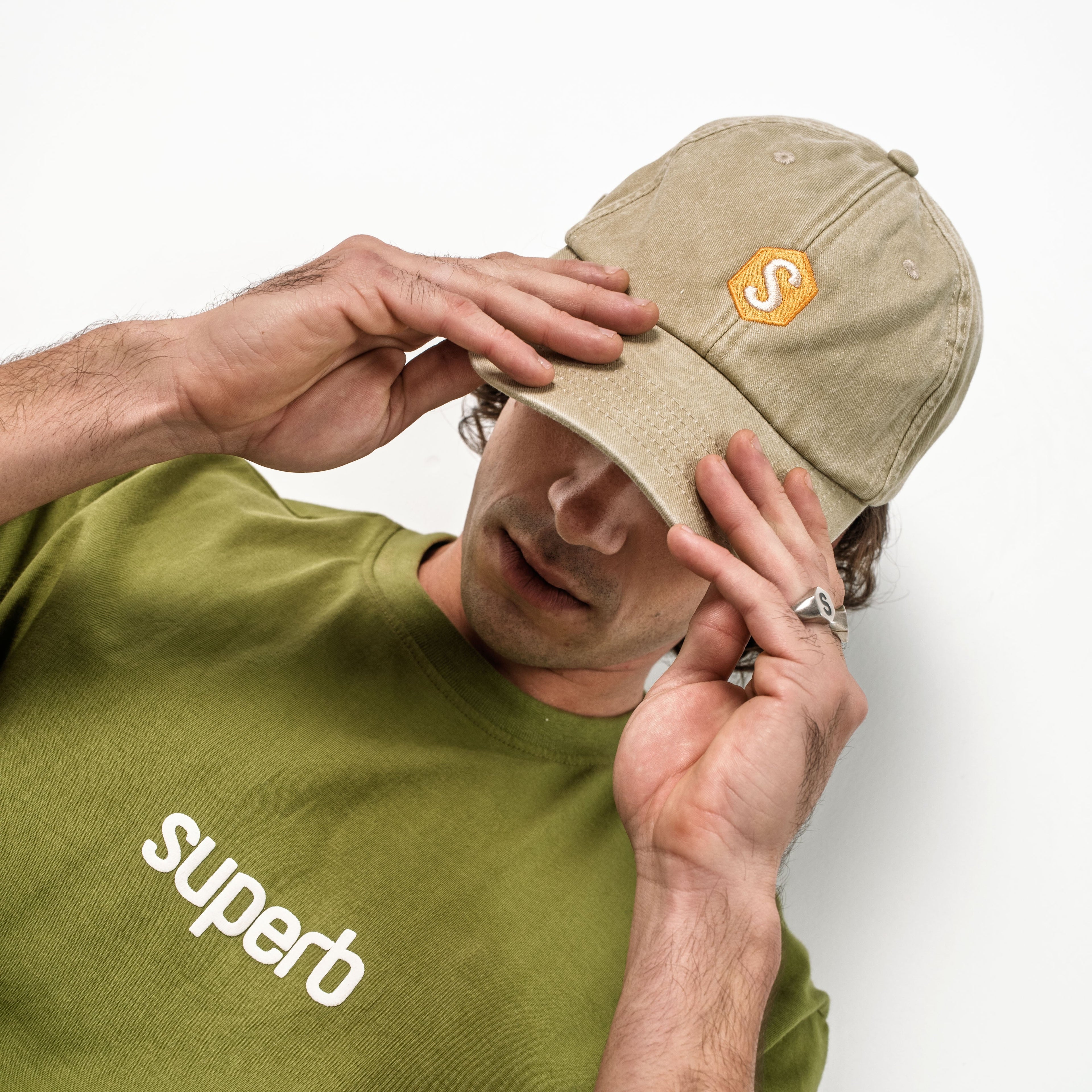 Superb Gorra Vintage Beige