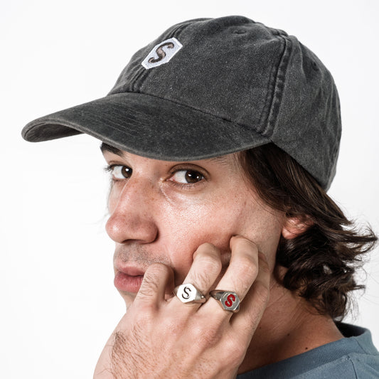 Superb Vintage Light Gray Cap