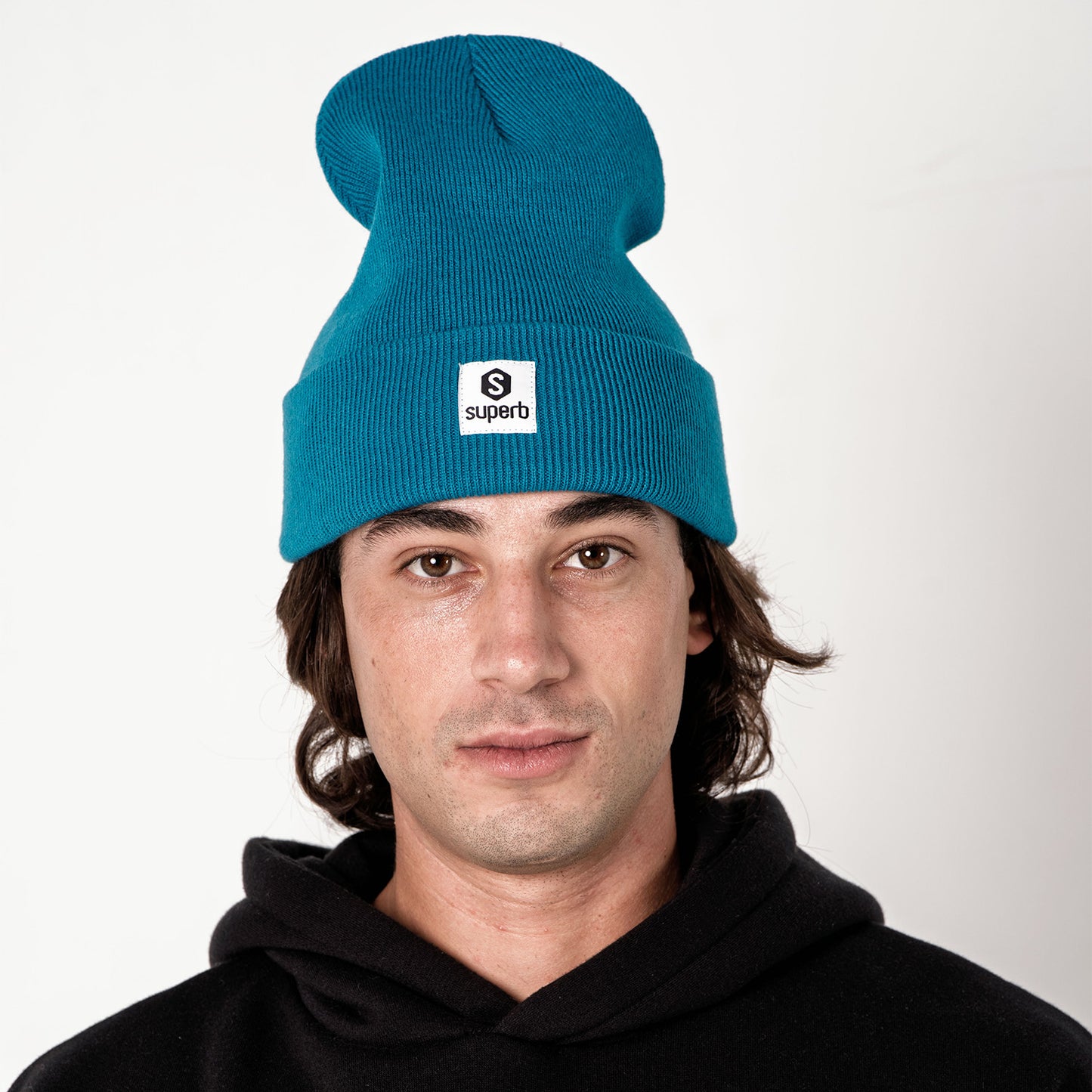 SuperbTag Teal Blue Hat 