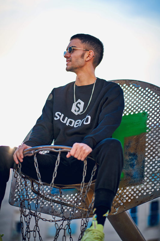 Black Hexawhite Sweatshirt