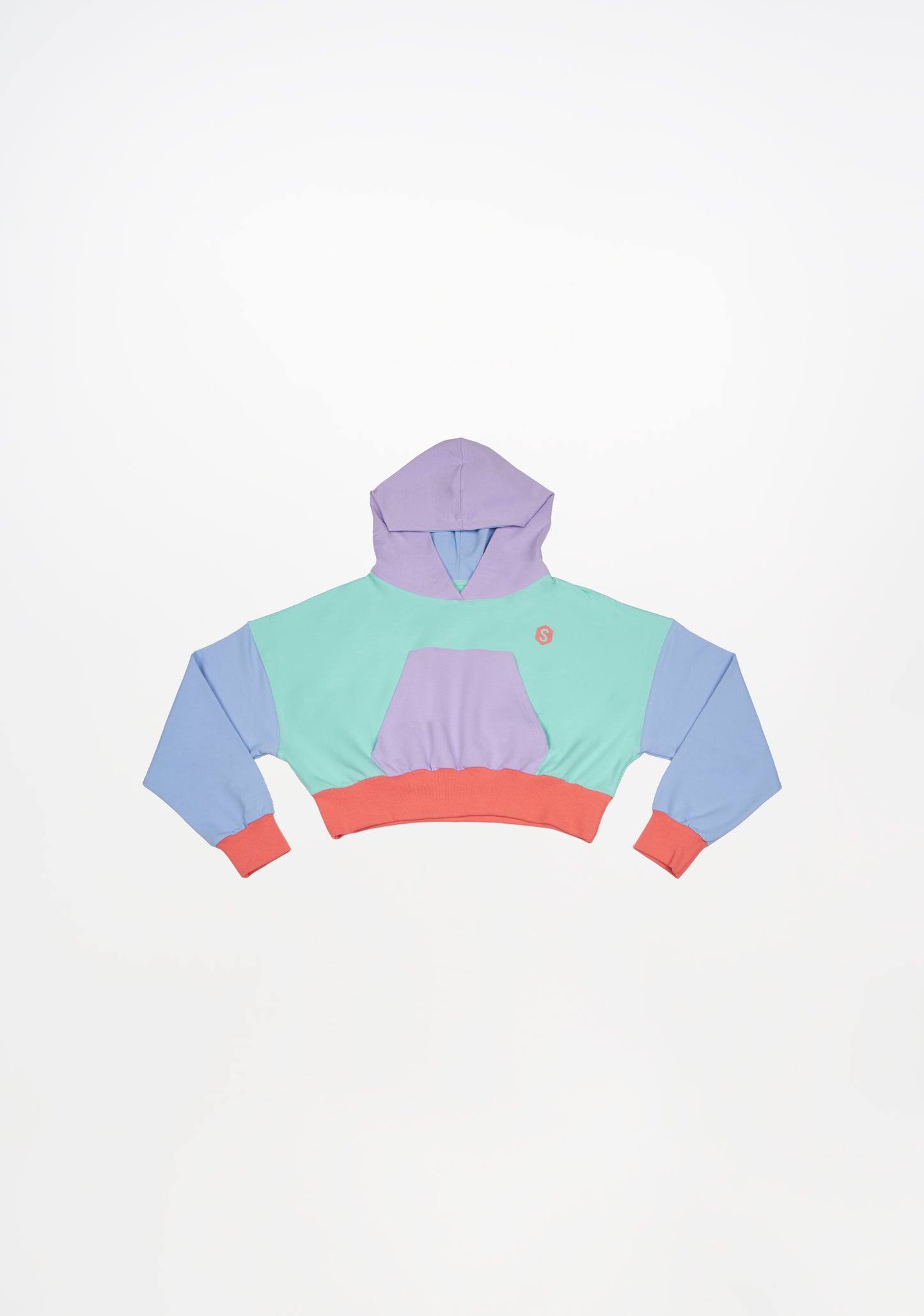 BeHappy Multicolor Hooded Sweatshirt