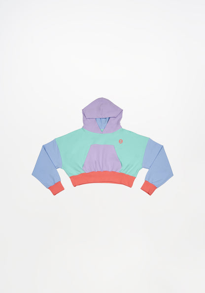 BeHappy Multicolor Hooded Sweatshirt