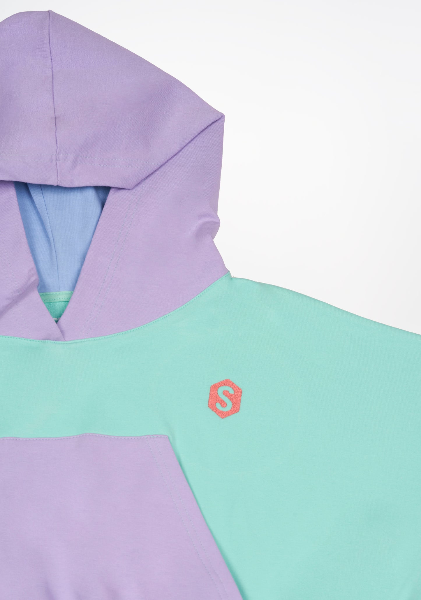 BeHappy Multicolor Hooded Sweatshirt