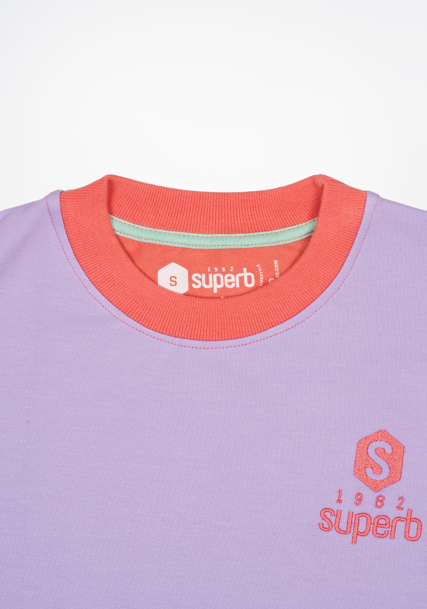 BeHappy Lilac V Short Sweatshirt 