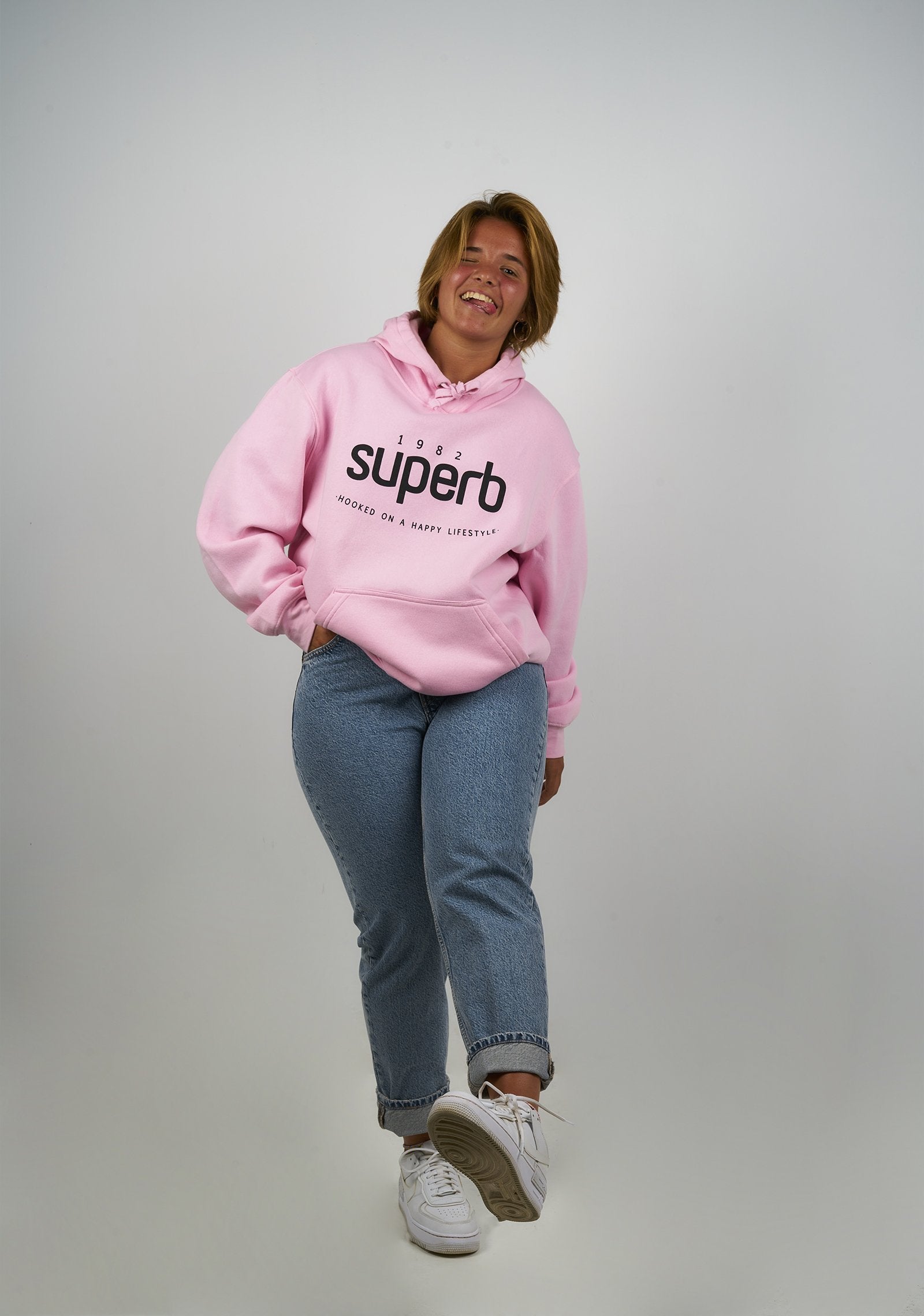 Unisex Icon Pink Hoodie