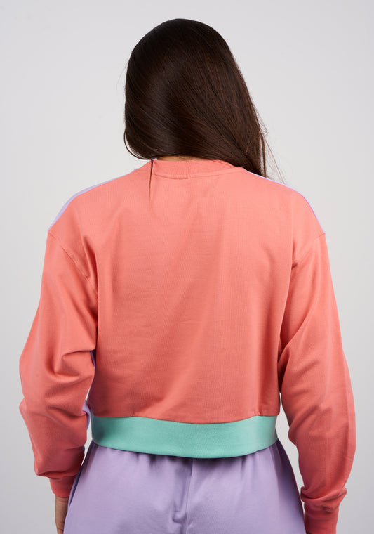 BeHappy Lilac V Short Sweatshirt 