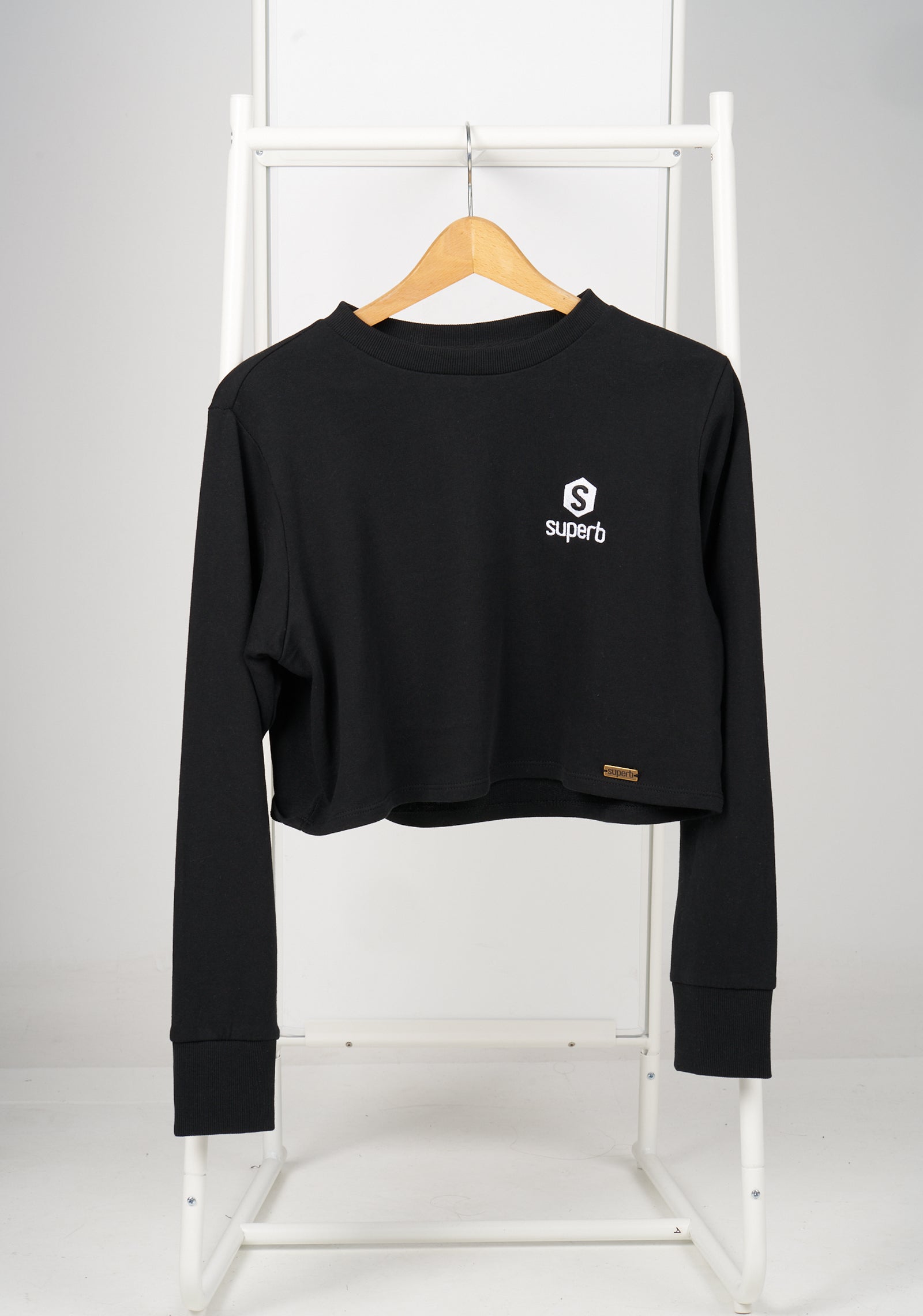 Crop Basic Heart Negra