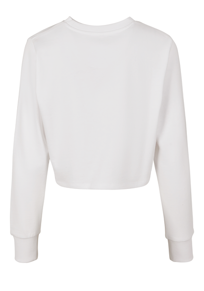 Crop Basic Heart Blanca