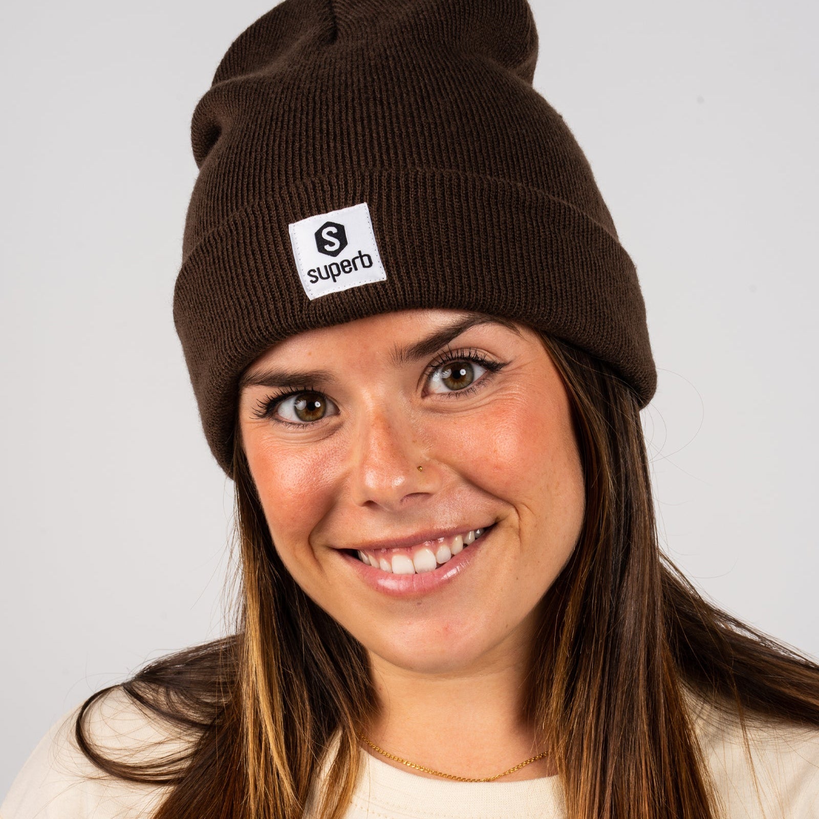 SuperbTag Hat Chocolate Brown 