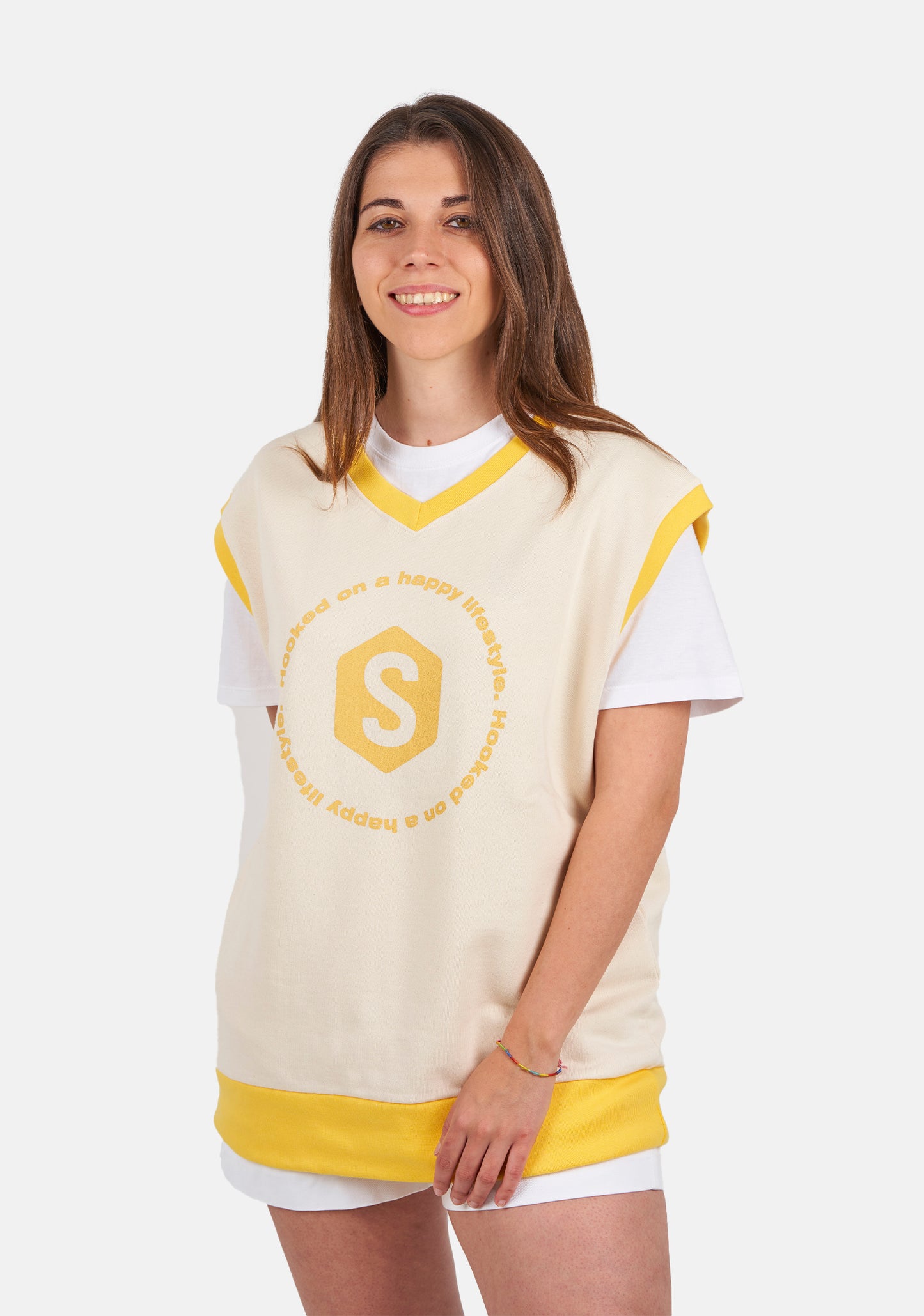 Chaleco Largo BeHappy 2.0 Amarillo