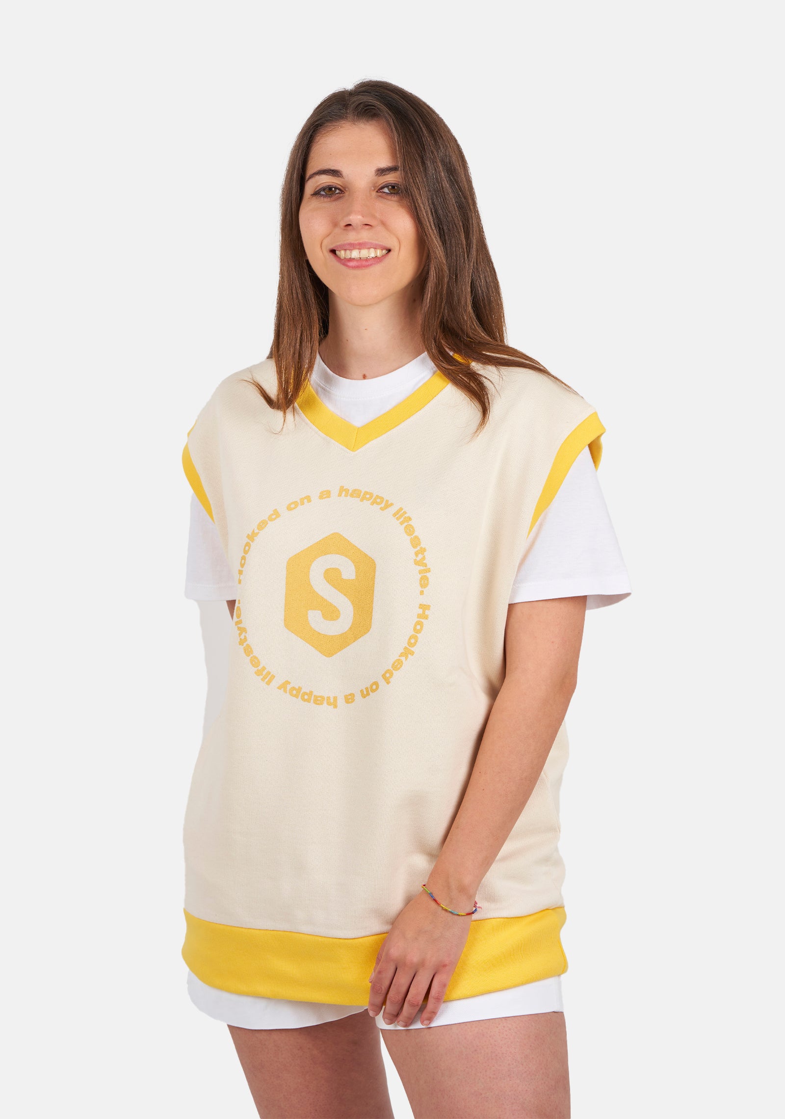 BeHappy 2.0 Yellow Long Vest 