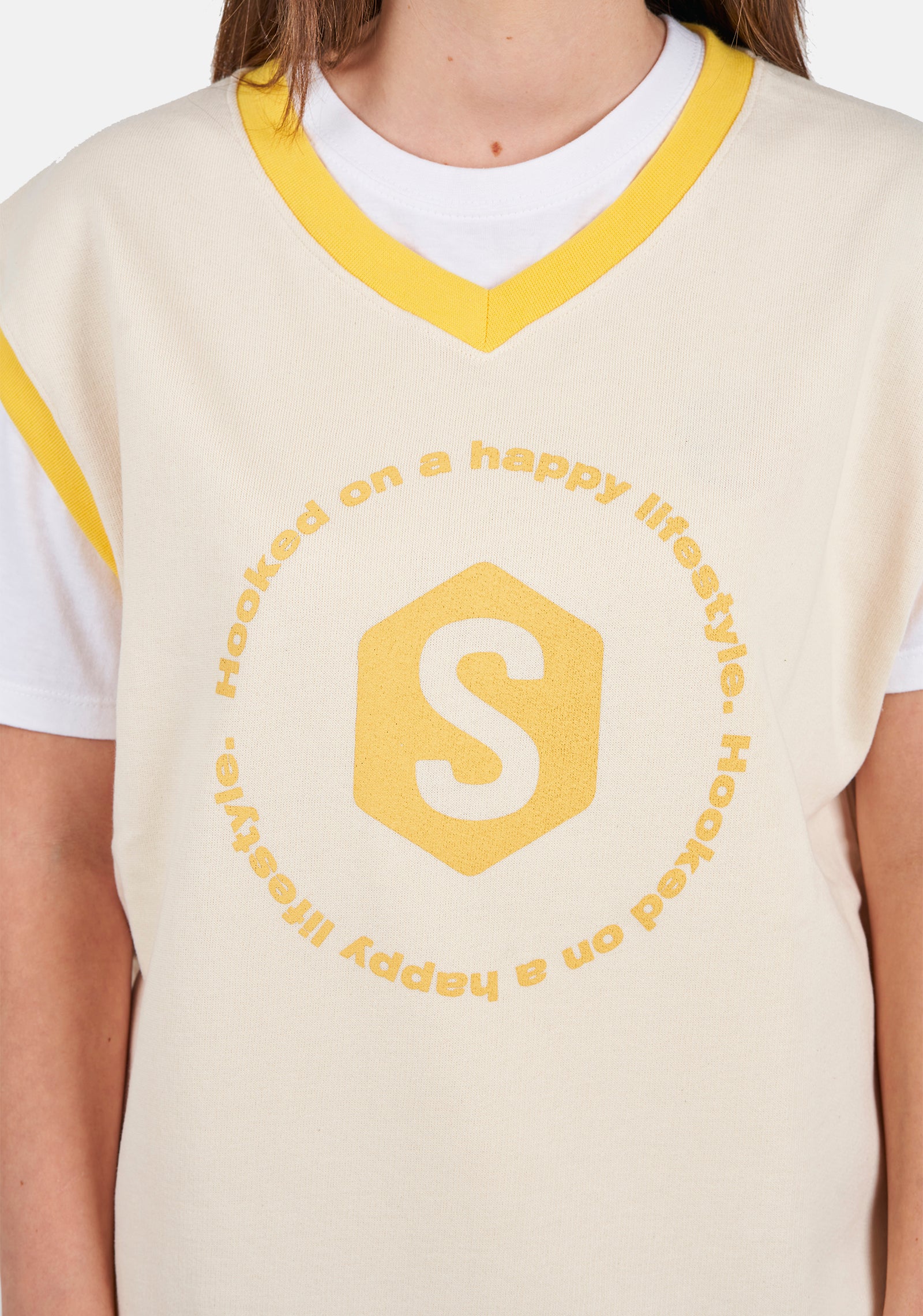 BeHappy 2.0 Yellow Long Vest 