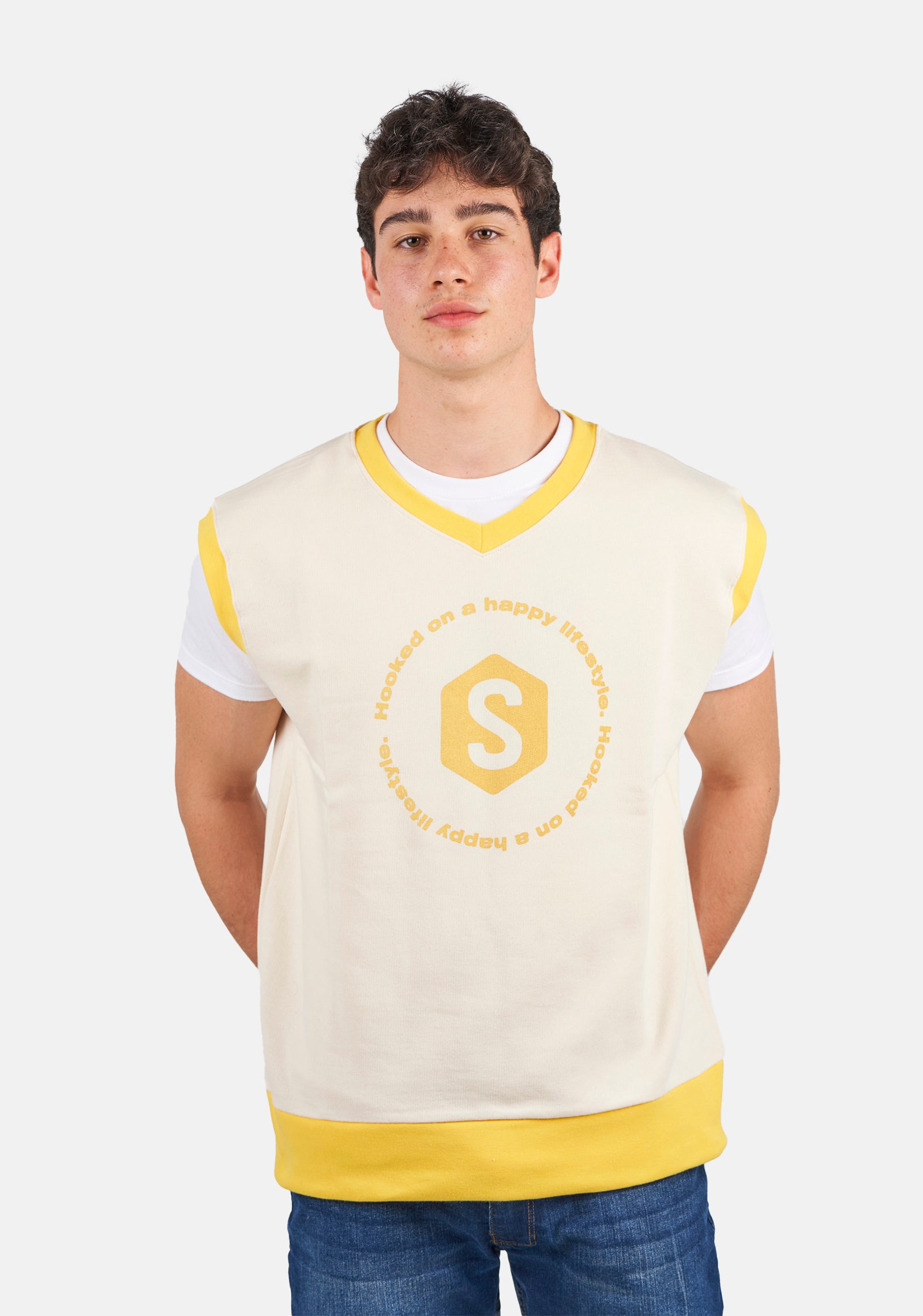 BeHappy 2.0 Yellow Long Vest 