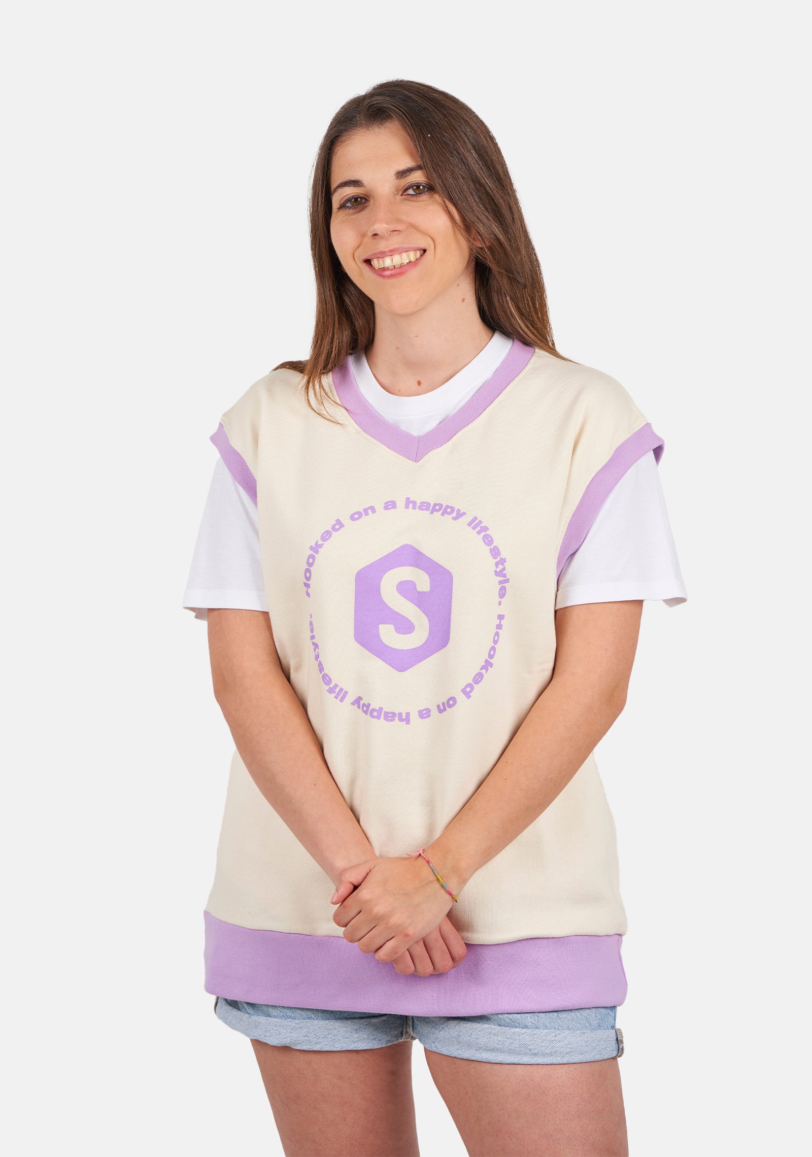 BeHappy 2.0 Lilac Long Vest 