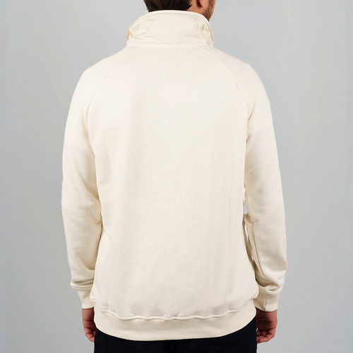 Sudadera Half Zip Hooked Crudo