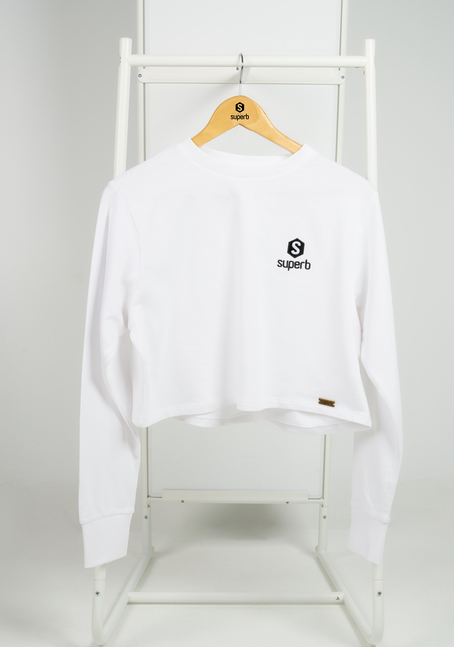 Crop Basic Heart Blanca