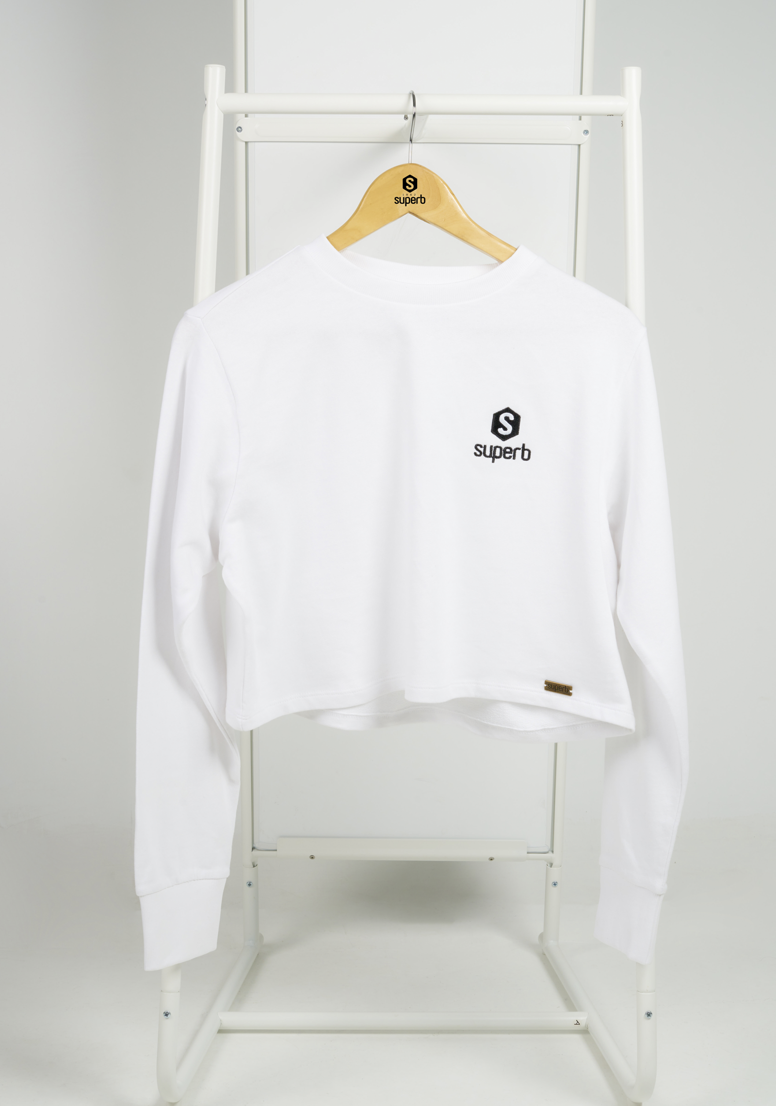 Crop Basic Heart Blanca